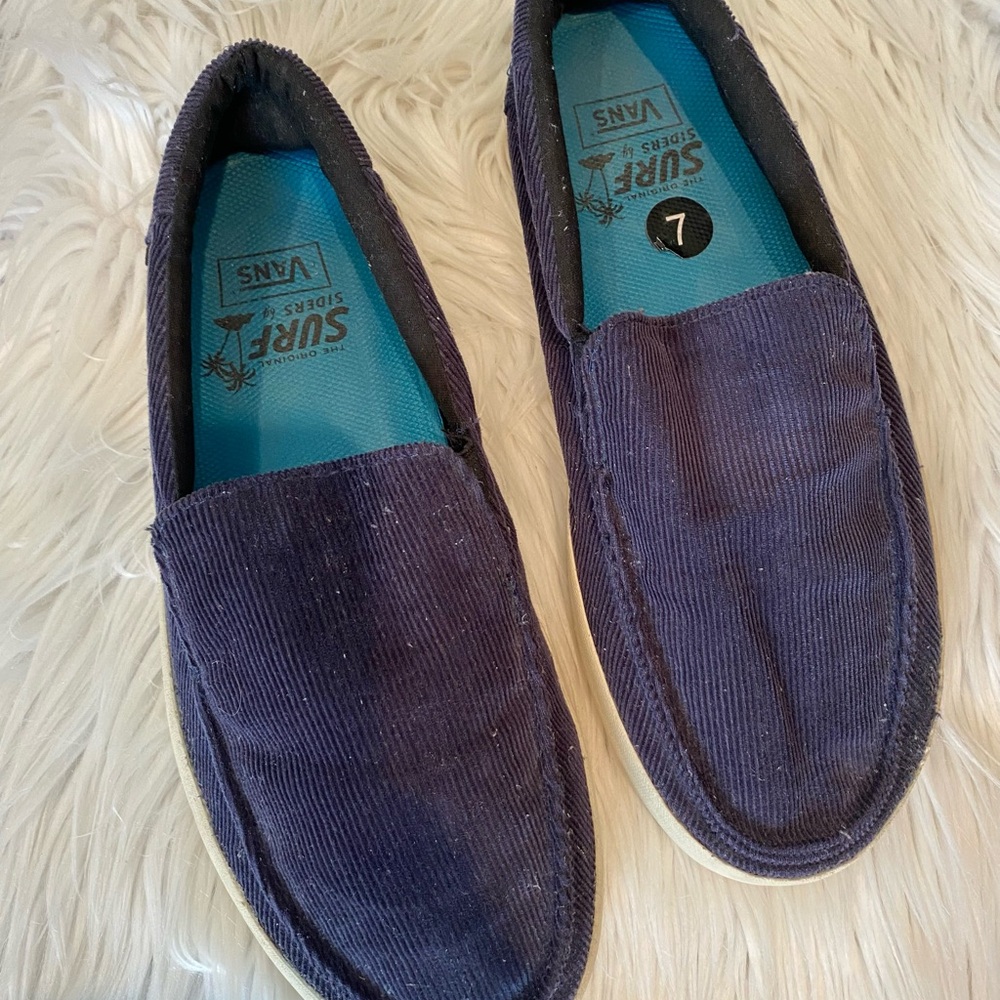 Vans surf siders men’s size 7